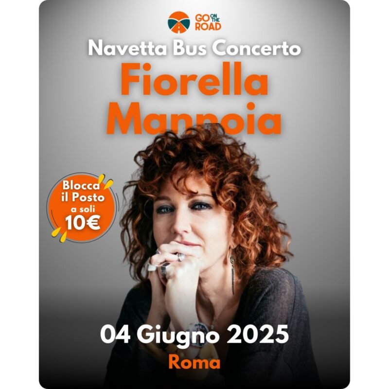 Navette Bus per il Concerto di Fiorella Mannoia a Roma