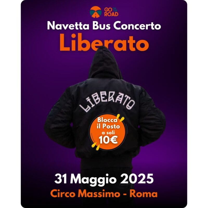 Navette Bus per il Concerto di Liberato a Roma