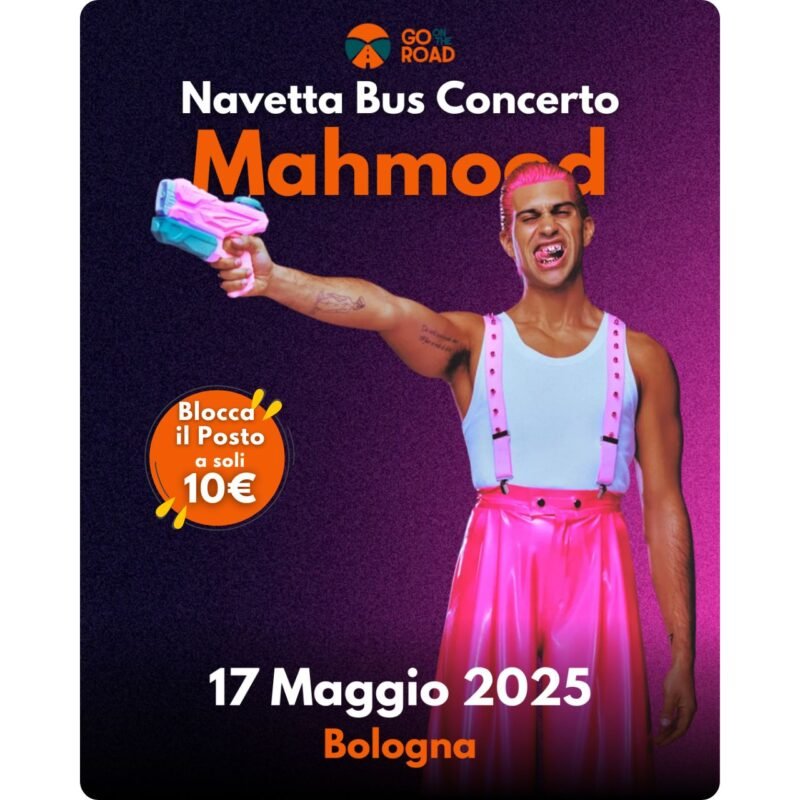 Navette Bus per il Concerto di Mahmood a Bologna