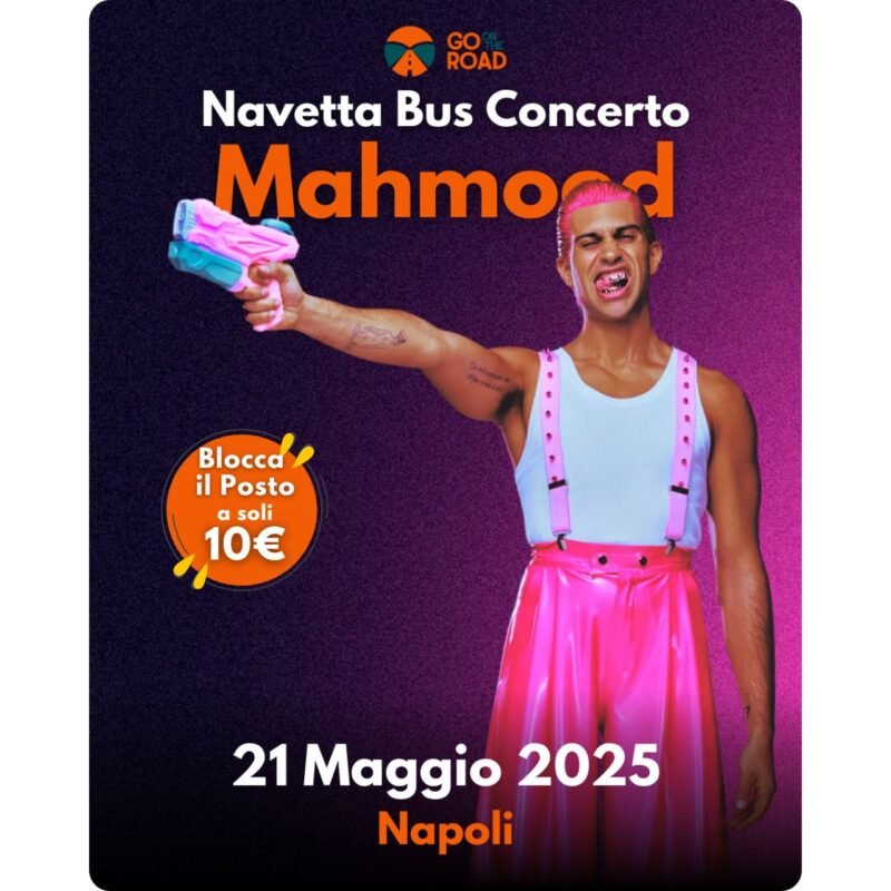 Navette Bus per il Concerto di Mahmood a Napoli