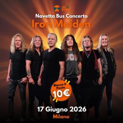 Navetta Bus concerto Iron Maiden Milano