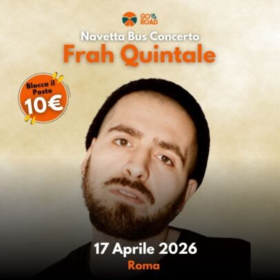 Navetta Bus concerto Frah Quintale Roma
