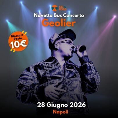 Navetta Bus concerto Geolier Napoli