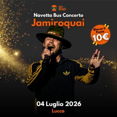 Navetta Bus concerto Jamiroquai Lucca