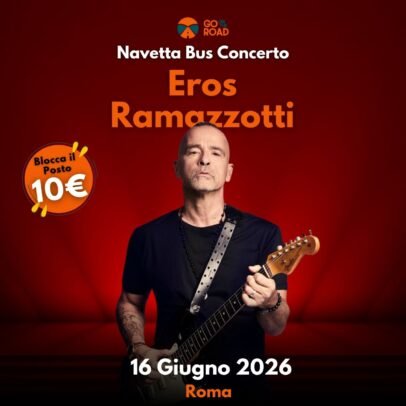 Navetta Bus concerto Ramazzotti Roma