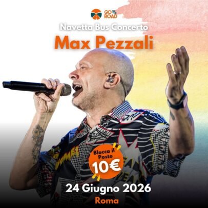 Navetta Bus concerto Max Pezzali Roma