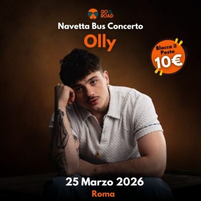 Navetta Bus concerto Olly Roma