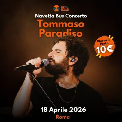 Navetta Bus concerto Tommaso Paradiso Roma