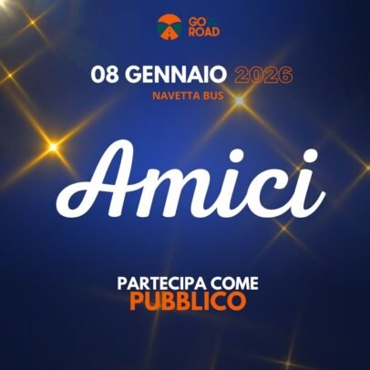 Partecipa come pubblico ad AMICI