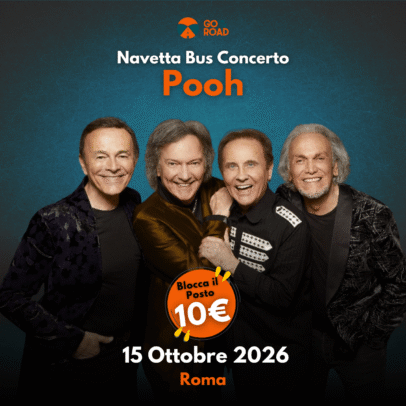 Navetta bus Pooh 15 ottobre 2026 Roma