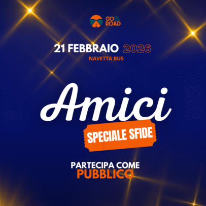 Partecipa come pubblico ad AMICI