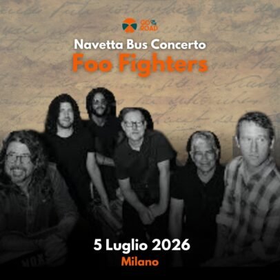 Foo Fighters Concerto Milano bus