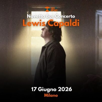 Lewis Capaldi Concerto Milano bus