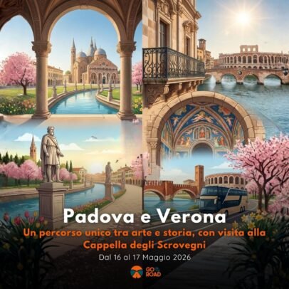 Locandina PADOVA, SCROVEGNI E VERONA Maggio