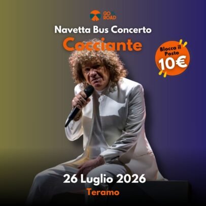 Navetta bus Cocciante 26 Luglio