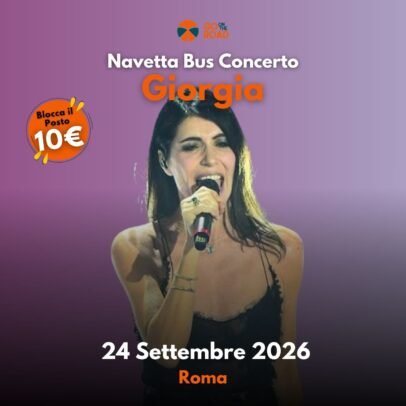 Navetta bus Giorgia 24 settembre Roma