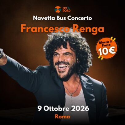 Navetta bus Renga 9 ottobre Roma
