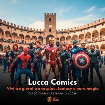 Lucca comics 2026 Viaggio 3 giorni