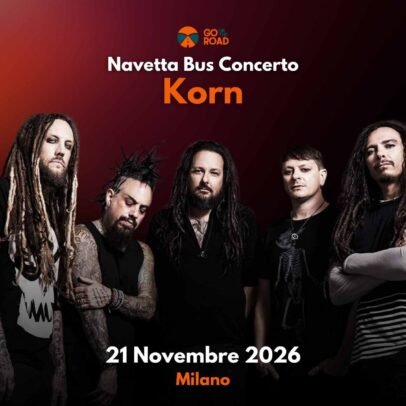 Navetta bus concerto Korn Milano novembre 2026