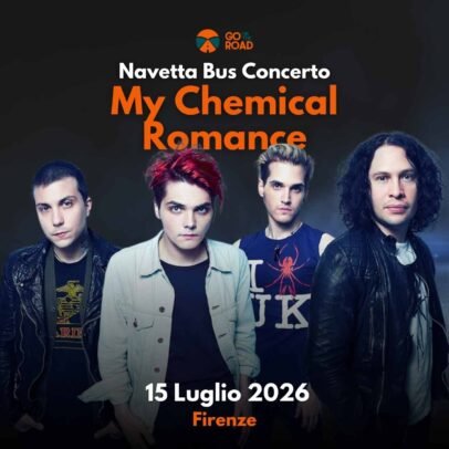 Navetta My Chemical Romance Firenze 15 luglio