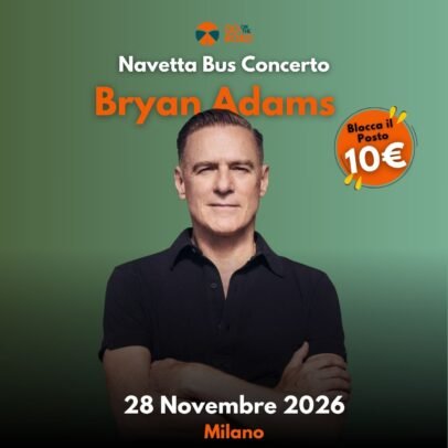 Navetta Concerto Bryan Adams Milano