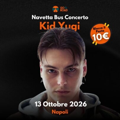 Navetta bus kid yugi 13 ottobre napoli