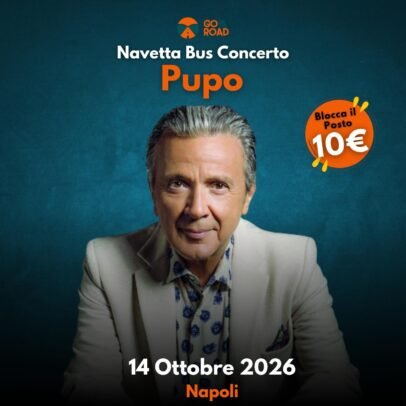 Pupo 14 ottobre 2026 Napoli