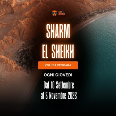 SHARM VOLI DA PESCARA SETTEMBRE-NOVEMBRE