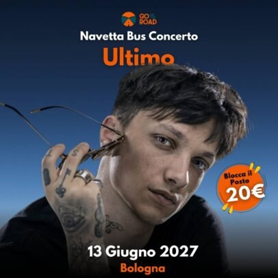 Navetta bus Concerto Ultimo Bologna 13 giugno 2027