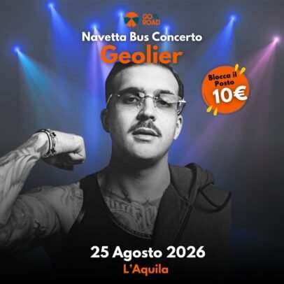 Navetta bus Geolier 25 Agosto 2026