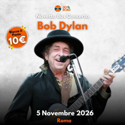 Navetta bus Bob Dylan 5 Novembre Roma