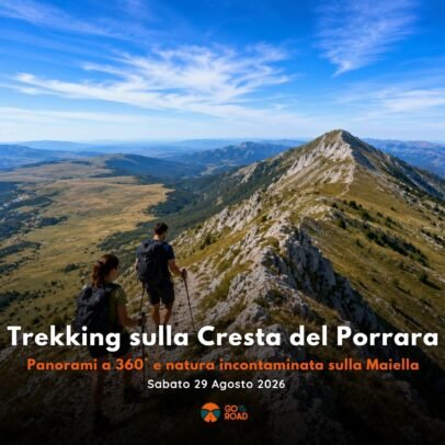 Trekking sulla Cresta del Porrara agosto