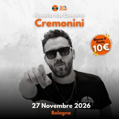 Navetta Bus concerto Cremonini Bologna