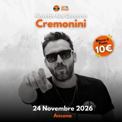 Navetta bus Cremonini 24 Novembre 2026 Roma