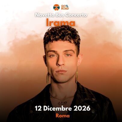 Navetta bus Irama 12 Dicembre 2026 Roma