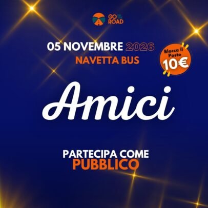 Pubblico Amici 5 NOVEBMRE 2026